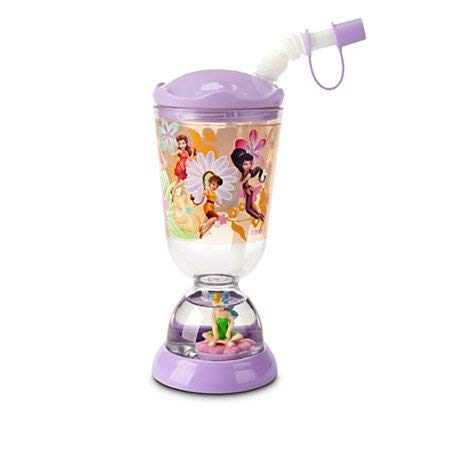 Disney Kids Snowglobe Tumbler with Straw (Tinker Bell)