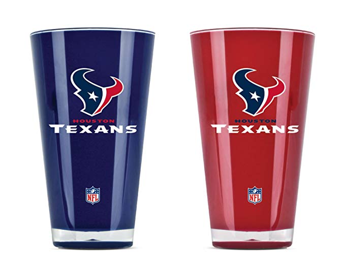 NFL Houston Texans 20oz Insulated Acrylic Tumbler Set of 2