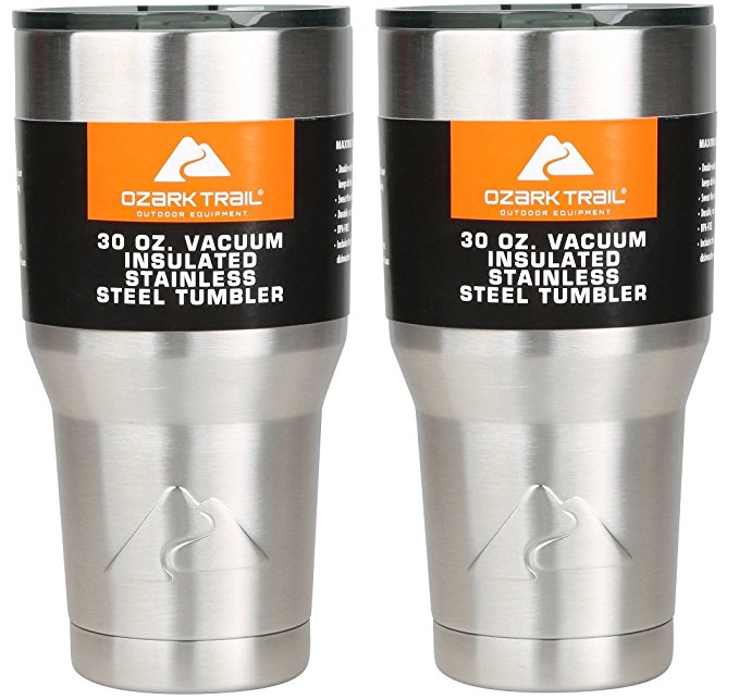 Ozark Double-Wall Insulated stainless steel tumblers - set of 2, 30 oz