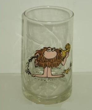 GROG - Arby's B.C. Ice Age Collector Series Glass Tumbler - Johnny Hart