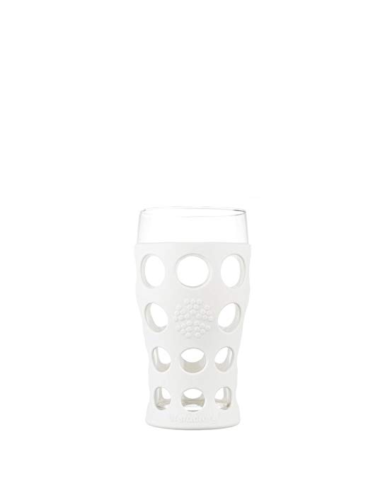 Lifefactory 20-Ounce BPA-Free Everyday Glassware Tumbler, Optic White