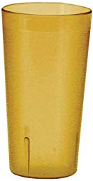 Winco Pebbled Tumblers, 20-Ounce, Amber