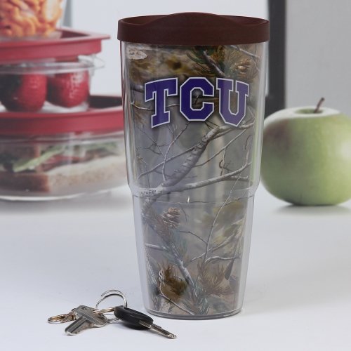 Tervis Tumbler Texas Christian University TCU Realtree Wrap 24oz with Travel Lid