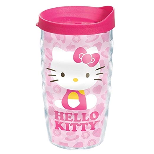 Tervis® Hello Kitty® Cakes Wrap Wavy 10-Ounce Tumbler with Fuchsia Lid