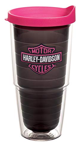 Harley-Davidson Pink Quartz Bar & Shield Emblem 24oz Tervis Tumbler