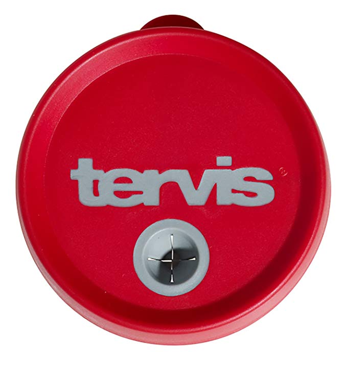 Tervis Tumbler 10oz Straw Lid Red With Grey