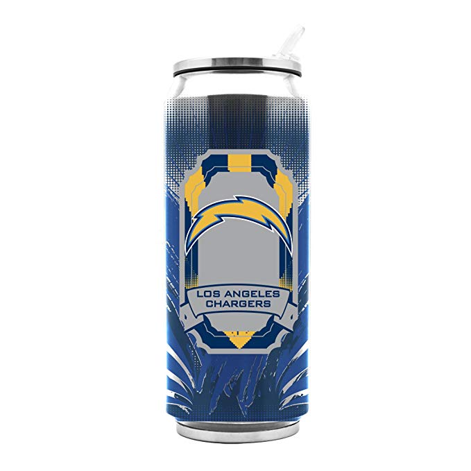 Duck House NFL Los Angeles Chargers 16oz Double Wall Stainless Steel Thermocan