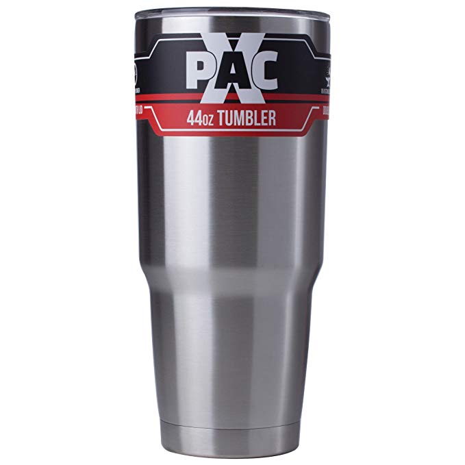 X-PAC 64oz Double Vacuum Wall Tumbler With Lid (44 oz, Stainless)