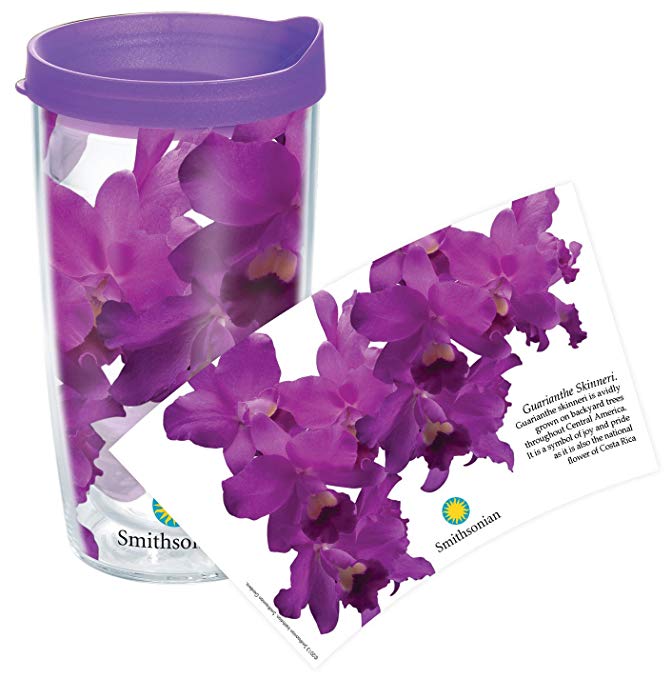 Tervis 16 oz. Smithsonian Orchid Travel Tumbler