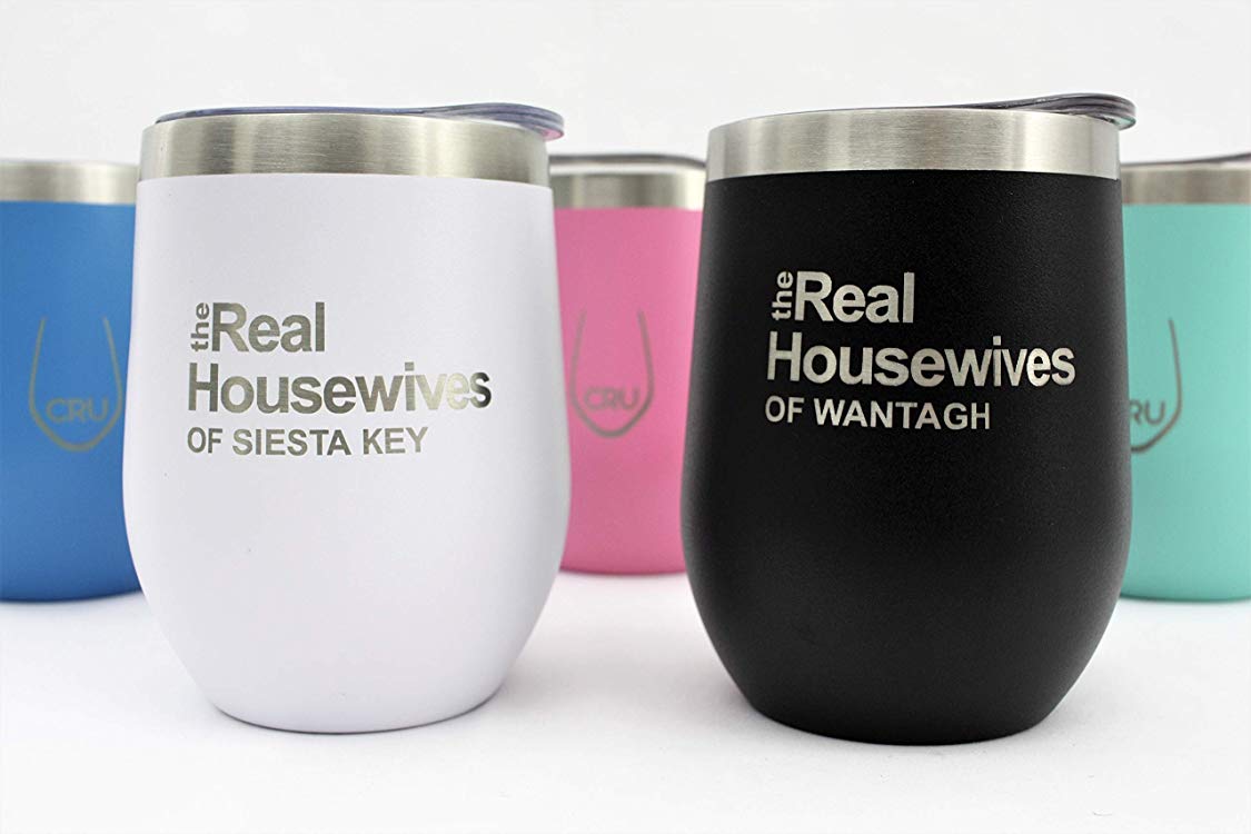 The Real Housewives of *Your City* Vacuum Insulated Wine Tumbler with Lid - CRU Cup