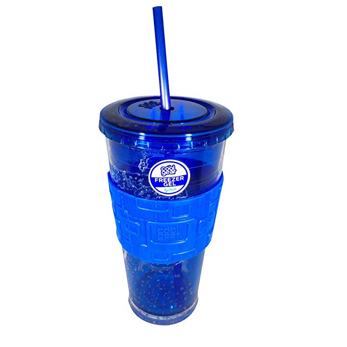 Cool Gear 24 oz. Freezer Gel Chiller Tumbler (Dark Blue)