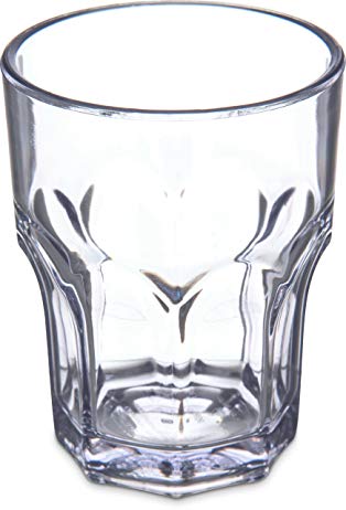 Carlisle 580607 Louis Classic Plastic Tumbler, 6 oz, Clear (Pack of 24)