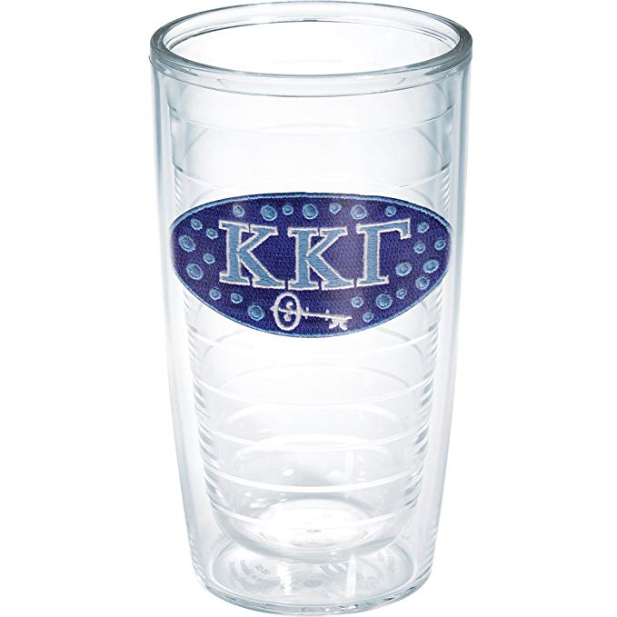 Tervis Kappa Gamma Fraternity Tumbler, 16 oz, Clear