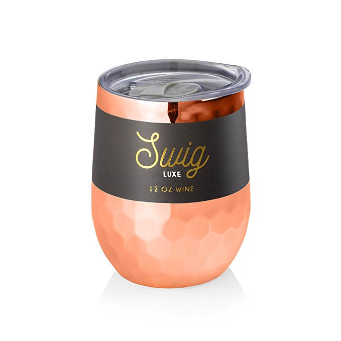 Swig Unisex-Adult Luxe 12oz Wine Cup 12OZ Copper