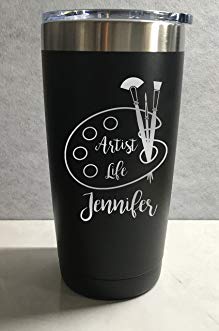 Artist Life Personalized Engraved Insulated Stainless Steel 20 oz Tumbler