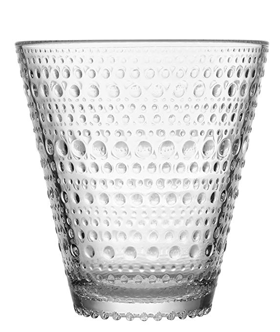 Kastehelmi 10 Oz Tumbler or Glass, Set of 2 By Iittala (clear)