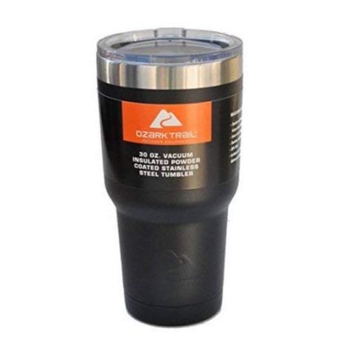 Ozark Trail Powder Coated Tumbler, 30 Ounce, Black