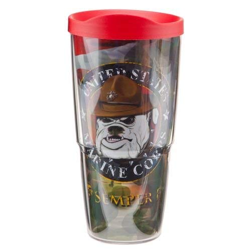 Tervis Tumbler Guy Harvey Marines 24 oz Wrap With Lid