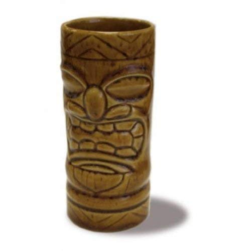 Light Brown Tiki Tumbler 16 oz.