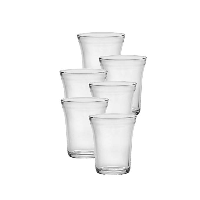 Duralex Universal Glass 7.75 Ounce Tumbler, Set of 6