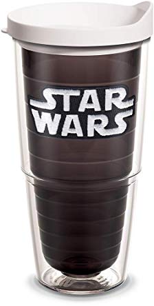 Tervis 1086968 Star Wars - Logo Tumbler with Emblem and White Lid 24oz, Quartz