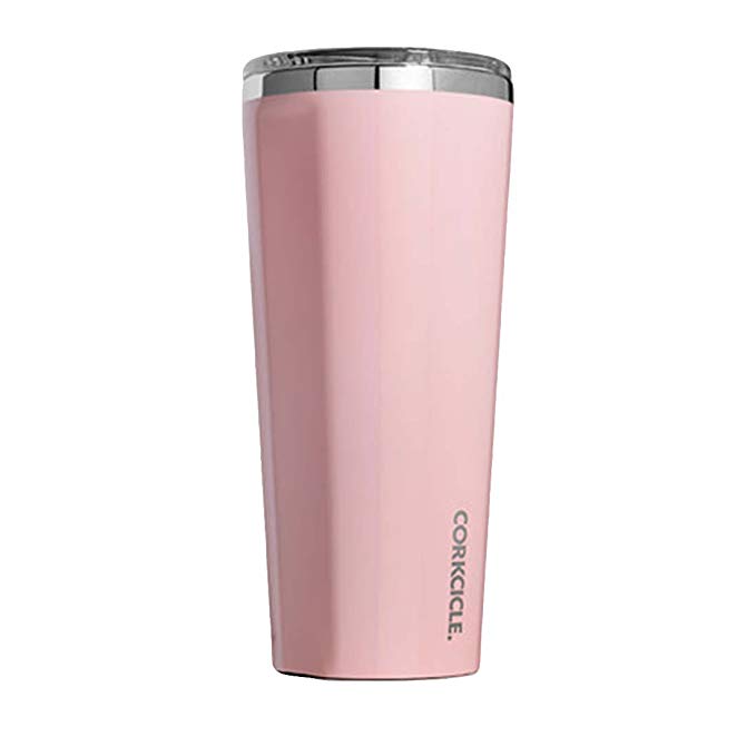 Corkcicle Tumbler Insulated Stainless Steel Bottle/Thermos, 24 oz, Rose Quartz (24oz, Rose Quartz)