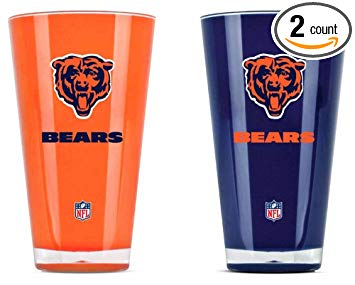 Chicago Bears Tumblers - Set of 2 (20 oz)