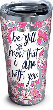 Tervis Stainless Steel Tumbler, Simply Southern - Be Still Floral 20 Oz