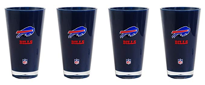 NFL Buffalo Bills 20-Ounce Insulated Tumbler 4 Pack