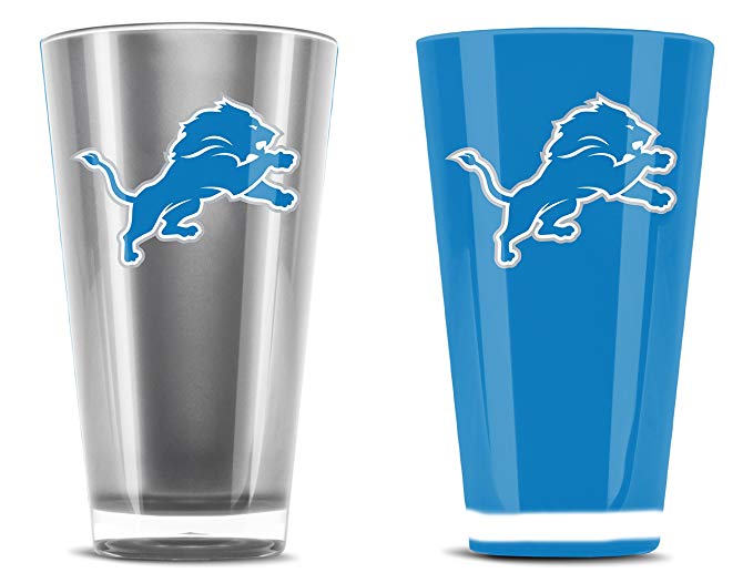 NFL Detroit Lions 20oz Insulated Acrylic Tumbler Set of 2