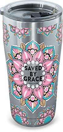 Tervis 20 oz. Stainless Steel Saved By Grace Tumbler One Size