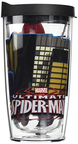 Tervis Marvel Spider-Man Tumbler with Black Lid, 16-Ounce